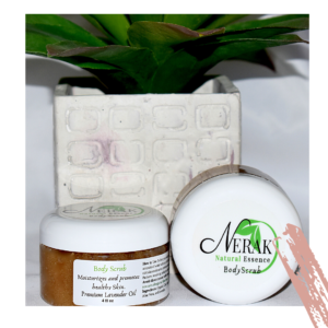 4 oz Body scrub in a jar